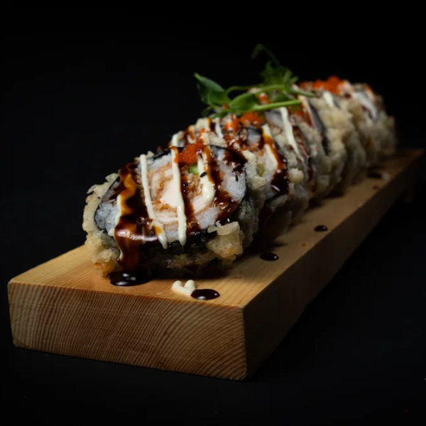Chicken Katsu Tempura Sushi Roll